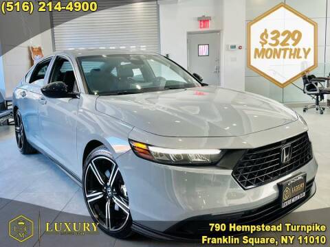 2023 Honda Accord Hybrid for sale at LUXURY MOTOR CLUB in Franklin Square NY