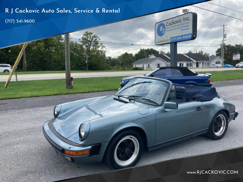 1984 Porsche 911 for sale at R J Cackovic Auto Sales, Service & Rental in Harrisburg PA