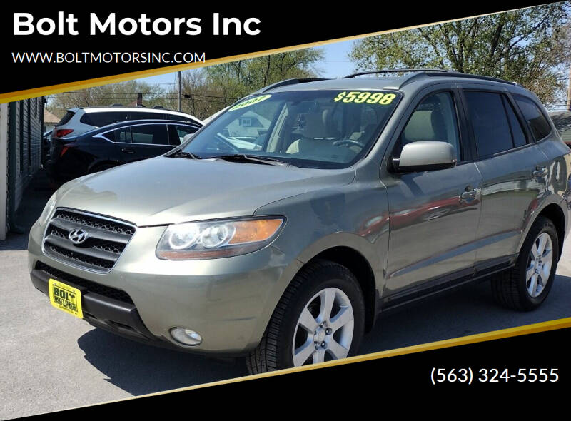 2007 Hyundai Santa Fe for sale at Bolt Motors Inc in Davenport IA
