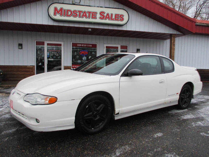 2005 Chevrolet Monte Carlo for sale at Midstate Sales in Foley MN