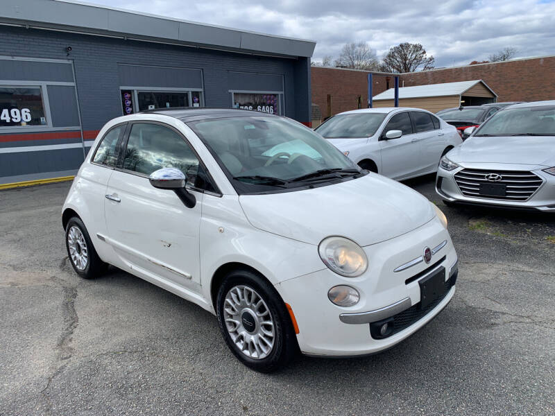 2012 FIAT 500 for sale at City to City Auto Sales in Richmond VA