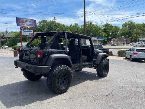 2012 Jeep Wrangler Unlimited for sale at RPM Motors in Nashville TN