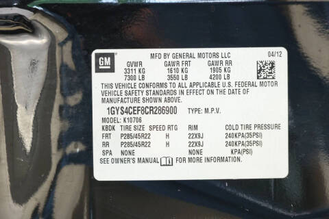 2012 Cadillac Escalade Premium