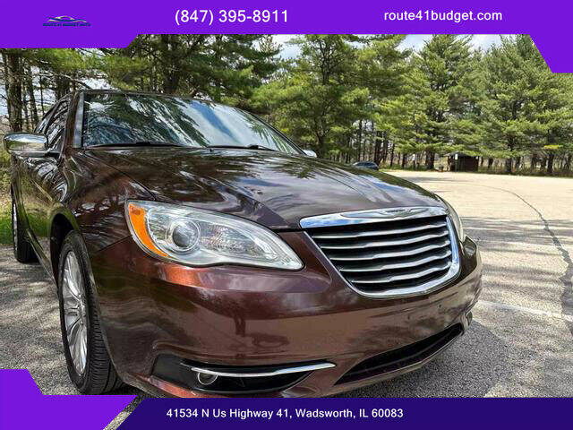2012 Chrysler 200 for sale at Route 41 Budget Auto in Wadsworth IL