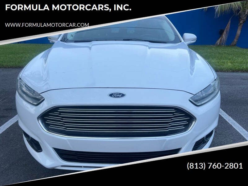 2014 Ford Fusion for sale at FORMULA MOTORCARS, INC. in Tampa FL