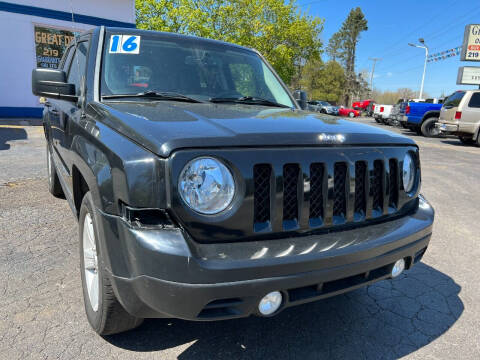2016 Jeep Patriot for sale at GREAT DEALS ON WHEELS in Michigan City IN