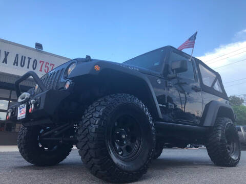 2015 Jeep Wrangler for sale at Trimax Auto Group in Norfolk VA