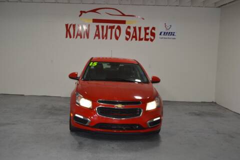2015 Chevrolet Cruze for sale at Kian Auto Sales in Sacramento CA