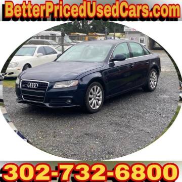 2009 Audi A4 for sale at Better Priced Used Cars in Frankford DE