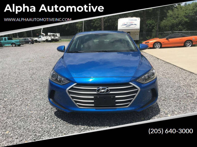 2017 Hyundai Elantra for sale at Alpha Automotive in Odenville AL