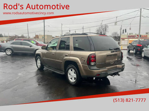 2002 Chevrolet TrailBlazer for sale at Rod's Automotive in Cincinnati OH