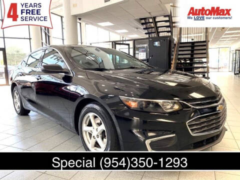 2016 Chevrolet Malibu for sale at Auto Max in Hollywood FL