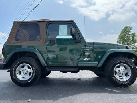 2001 Jeep Wrangler for sale at J Wilgus Cars in Selbyville DE