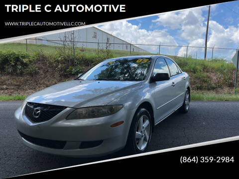 2003 Mazda MAZDA6 for sale at TRIPLE C AUTOMOTIVE in Anderson SC