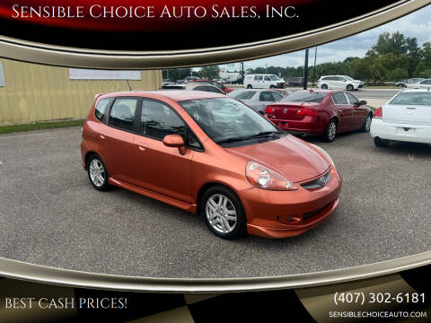 2007 Honda Fit for sale at Sensible Choice Auto Sales, Inc. in Longwood FL