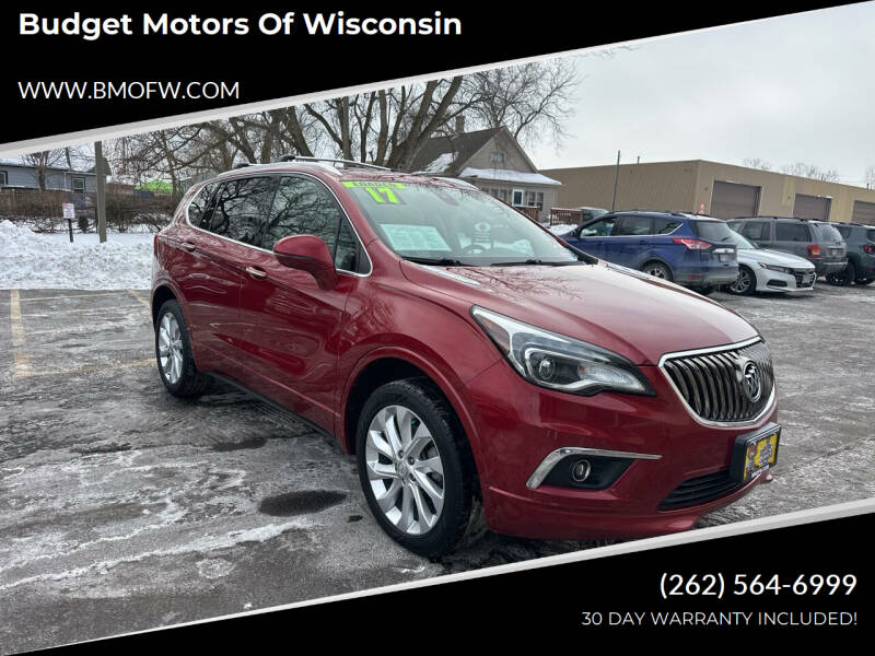 2017 Buick Envision for sale at Budget Motors of Wisconsin in Racine WI