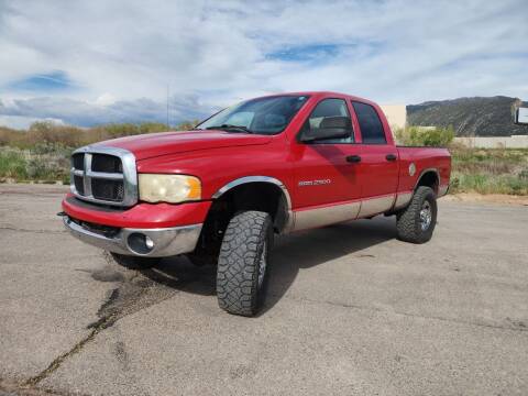 2005 Dodge Ram 2500 for sale at Canyon View Auto Sales in Cedar City UT