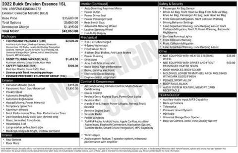 2022 Buick Envision Essence