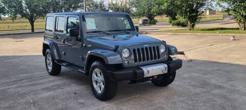 2015 Jeep Wrangler Unlimited for sale at America's Auto Financial in Houston TX