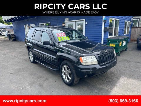 2004 Jeep Grand Cherokee for sale at RIPCITY CARS LLC in Portland OR
