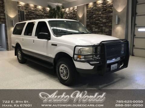2002 Ford Excursion for sale at Auto World Used Cars in Hays KS