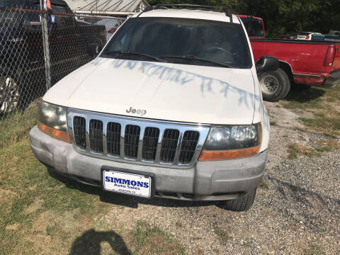 2000 Jeep Grand Cherokee for sale at Simmons Auto Sales in Denison TX