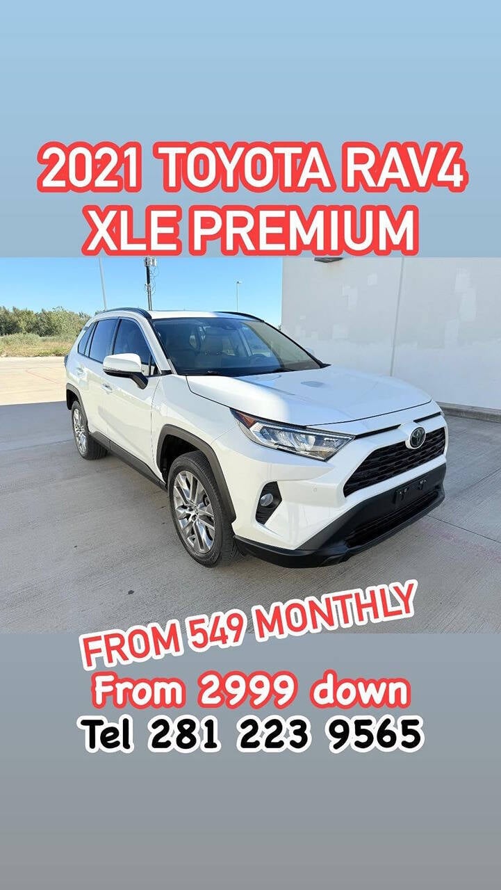 2021 Toyota RAV4 for sale at BLESSED MOTORS SALES in Houston, TX