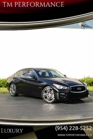 2014 Infiniti Q50 Hybrid for sale at TM PERFORMANCE CAR SALES in Deerfield Beach FL