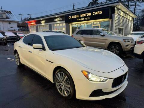 2015 Maserati Ghibli for sale at CLASSIC MOTOR CARS in West Allis WI