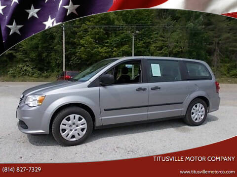 2015 Dodge Grand Caravan for sale at Titusville Motor Company in Titusville PA