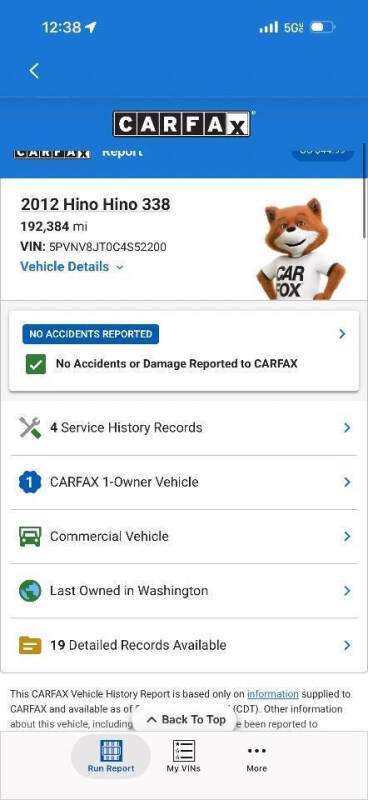 2012 Hino 338