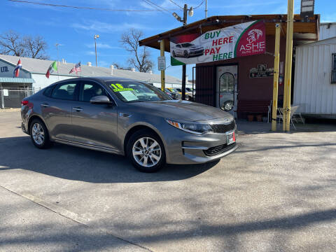 2018 Kia Optima for sale at ASHE AUTO SALES, LLC. in Dallas TX