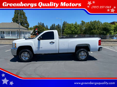 2013 Chevrolet Silverado 2500HD for sale at Greenbergs Quality Motors in Napa CA