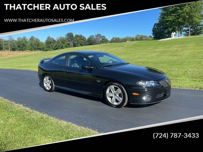 2004 Pontiac GTO for sale at THATCHER AUTO SALES in Export PA