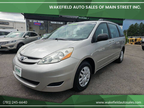 2010 Toyota Sienna for sale at Wakefield Auto Sales of Main Street Inc. in Wakefield MA