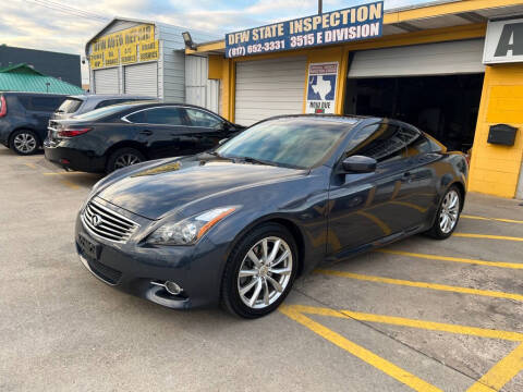 2011 Infiniti G37 Coupe for sale at Aria Affordable Cars LLC in Arlington TX