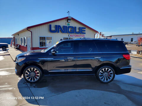 2019 Lincoln Navigator for sale at UNIQUE AUTOMOTIVE "BE UNIQUE" in Garden City KS