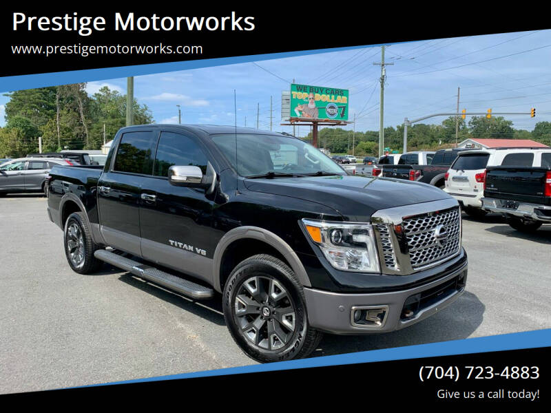 2018 Nissan Titan for sale at Prestige Motorworks in Concord NC