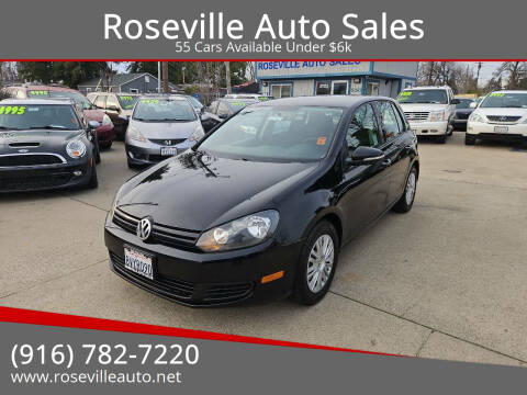 2013 Volkswagen Golf for sale at Roseville Auto Sales in Roseville CA