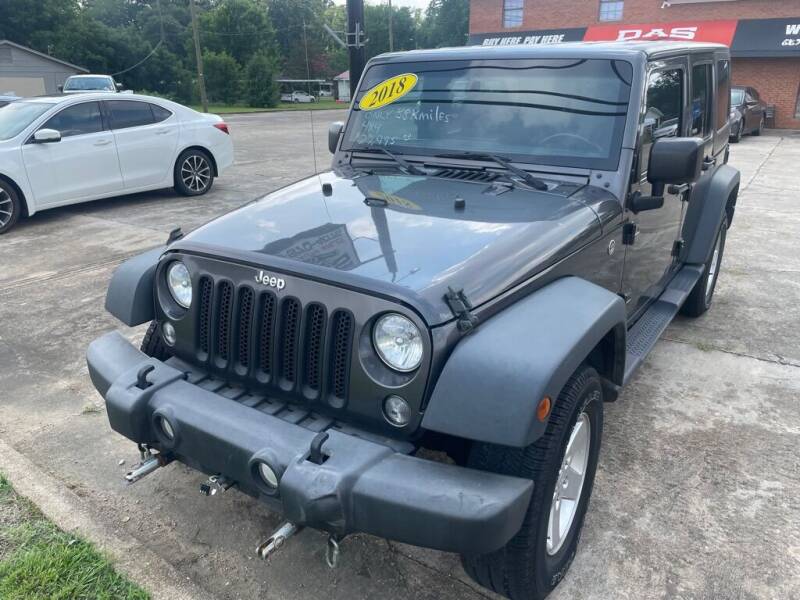2018 Jeep Wrangler JK Unlimited for sale at Direct Auto Sales in Columbus MS