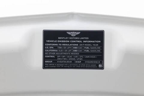 2017 Bentley Bentayga W12