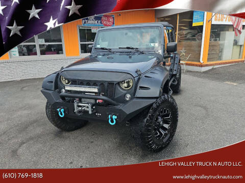2017 Jeep Wrangler Unlimited for sale at Lehigh Valley Truck n Auto LLC. in Schnecksville PA