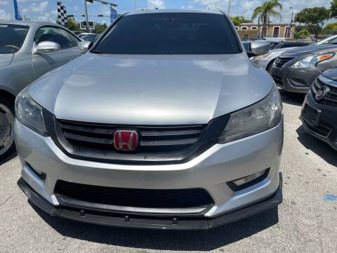 2014 Honda Accord for sale at America Auto Wholesale Inc in Miami FL