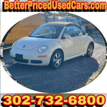 2006 Volkswagen New Beetle Convertible for sale at Better Priced Used Cars in Frankford DE