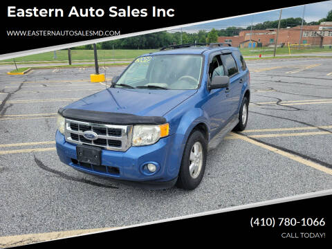 2009 Ford Escape for sale at Eastern Auto Sales Inc in Essex MD