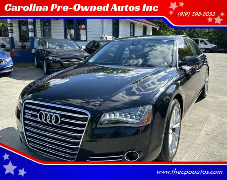 2011 Audi A8 L for sale at Carolina Pre-Owned Autos Inc in Durham NC