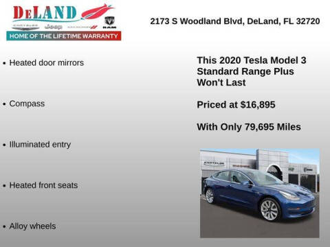 2020 Tesla Model 3 Standard Range Plus
