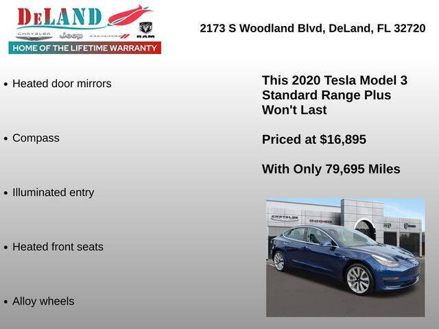 2020 Tesla Model 3 Standard Range Plus