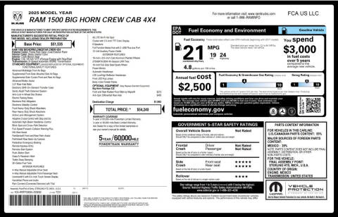 2025 RAM 1500 Big Horn