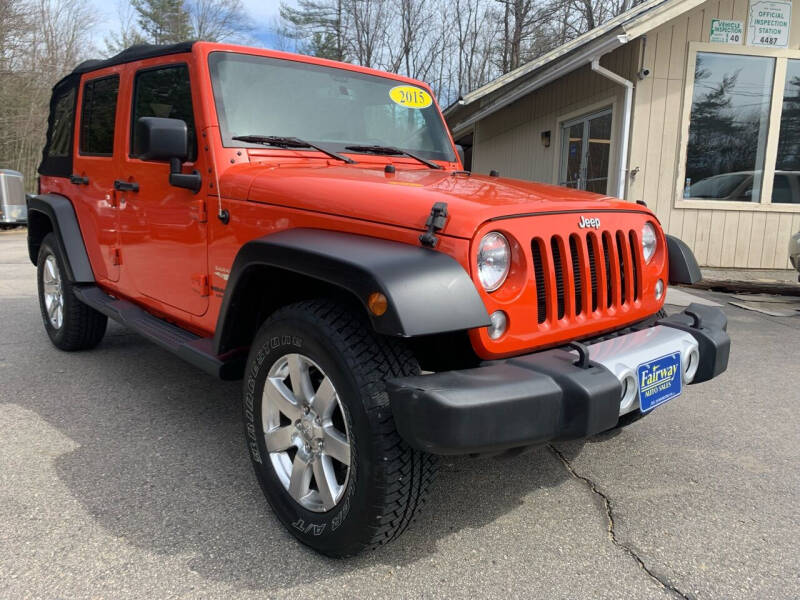 2015 Jeep Wrangler Unlimited for sale at Fairway Auto Sales in Rochester NH